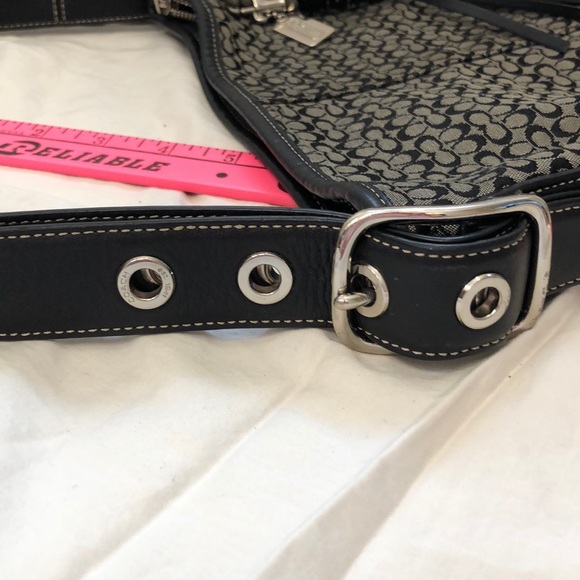 Authentic Signature black Coach satchel and wallet - Picture 6 of 12